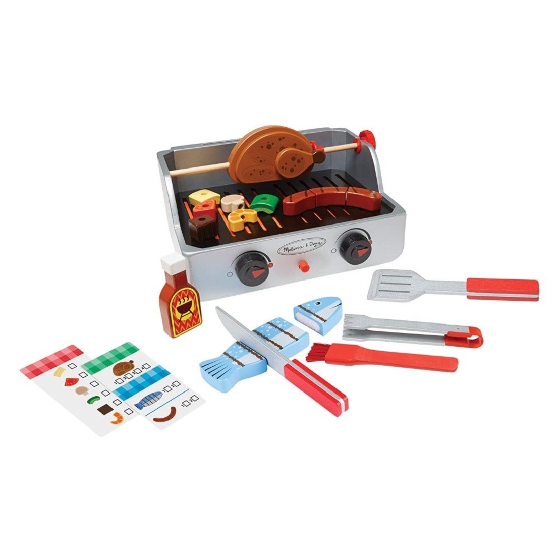 Дървено барбекю с аксесоари Melissa and Doug 19269