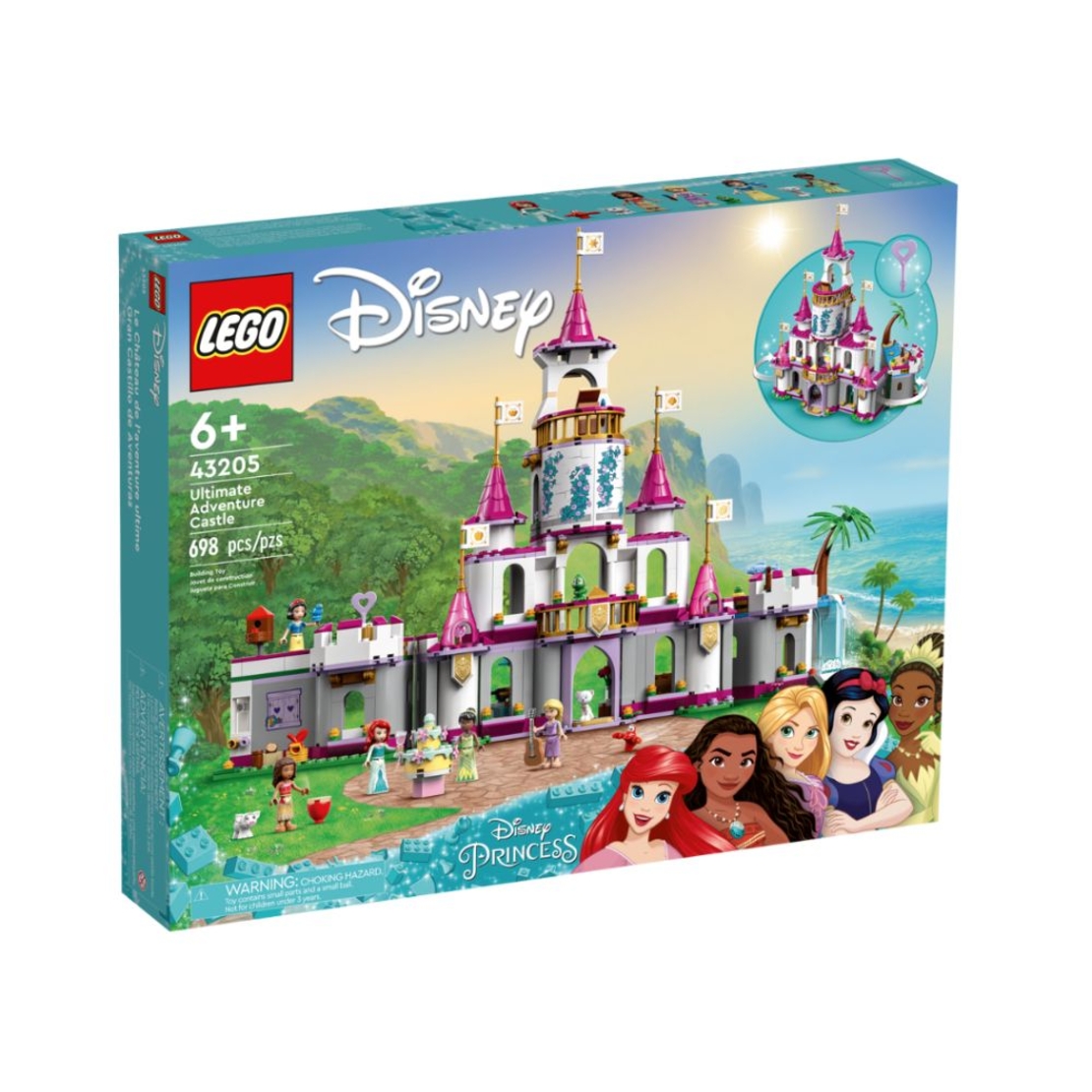 LEGO® Disney Princess Замък за безкрайни приключения 43205