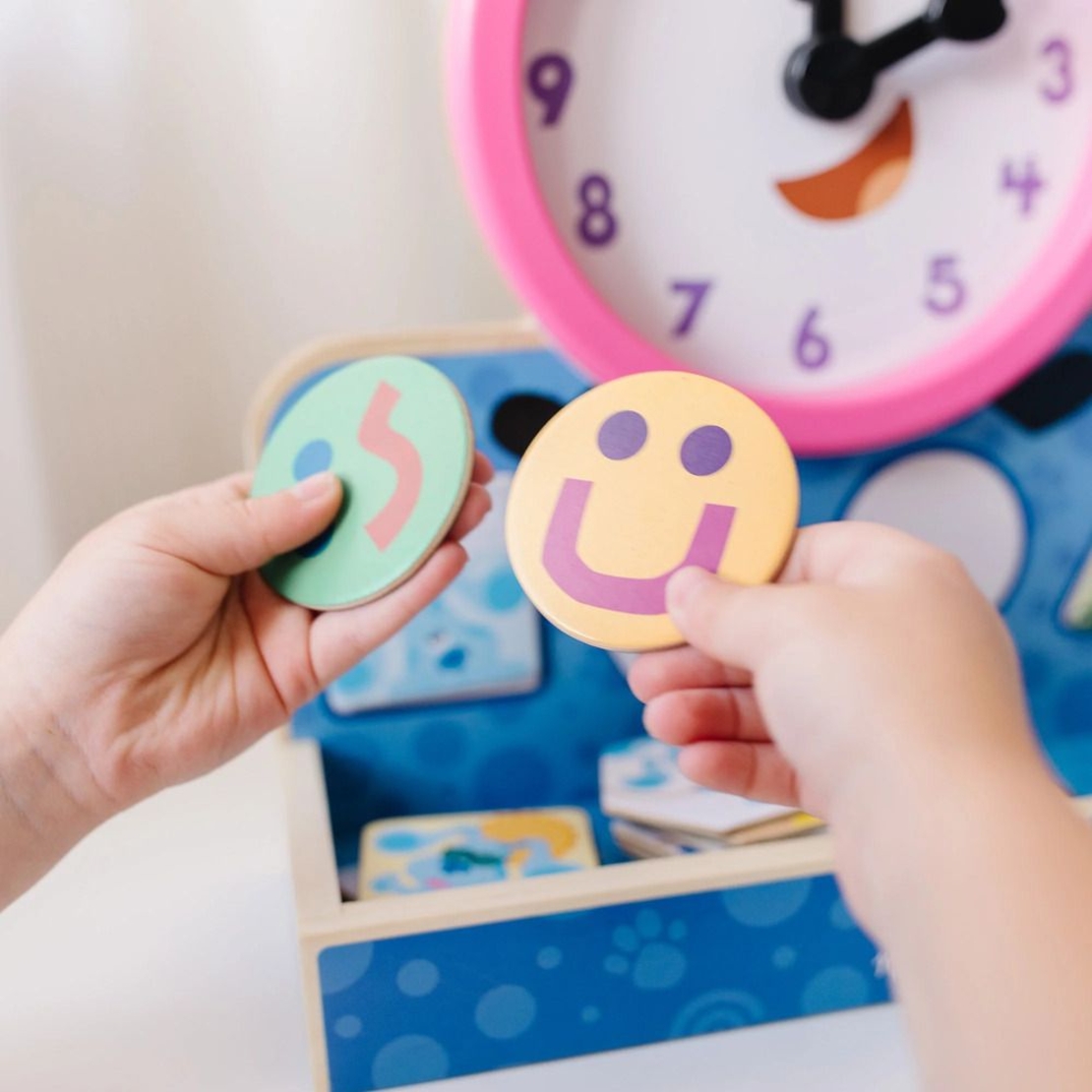 Дървен магнитен часовник Melissa and Doug Blue's Clues & You! Tickety Tock 33014