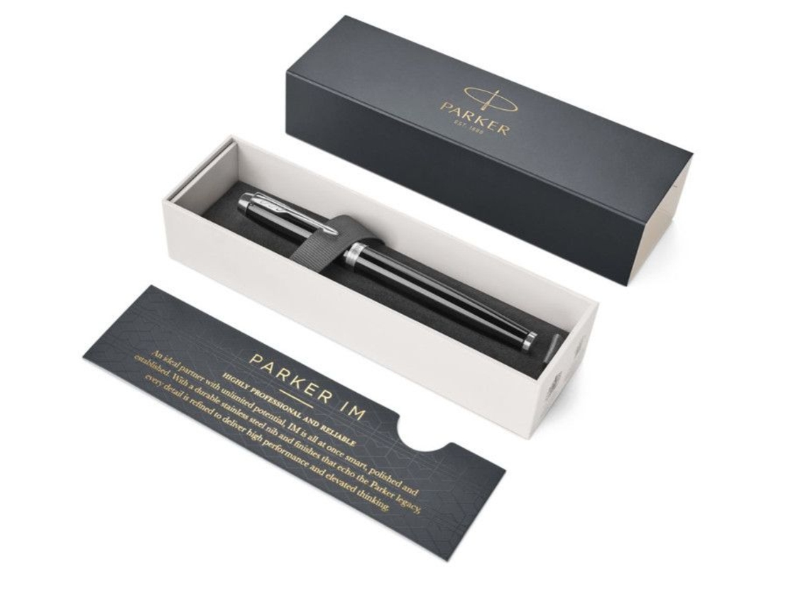 Писалка Parker Royal IM Black Chrome CT F