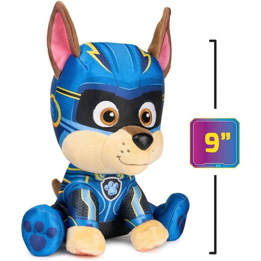 Плюшена играчка Spin Master Paw Patrol Mighty Movie, Chase, 23 см