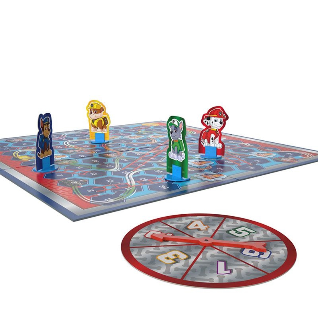 Детска игра Spin Master Paw Patrol Pups N Ladders, Змии и стълби