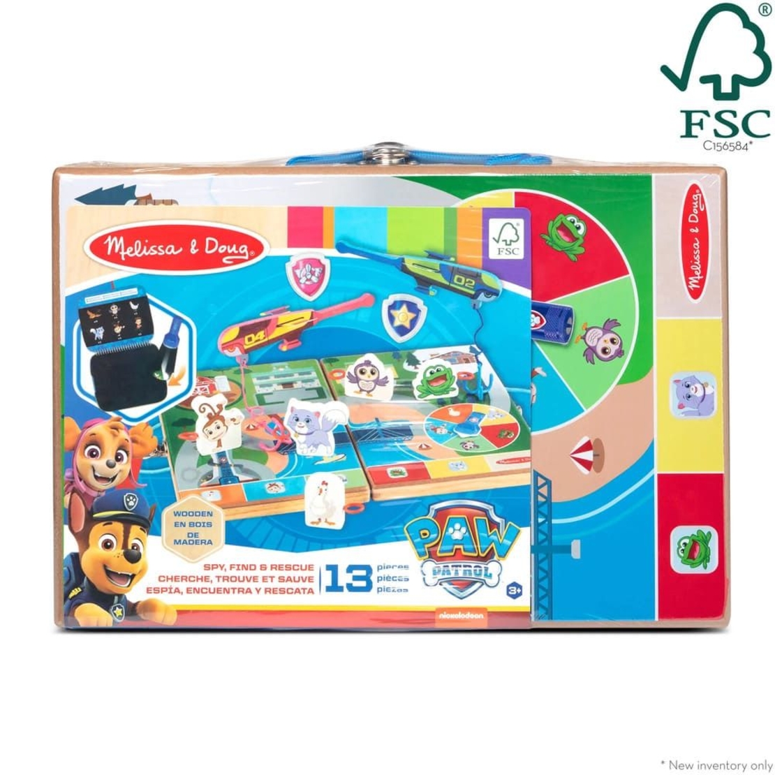 Дървен игрален комплект Melissa and Doug PAW Patrol Spy, Find & Rescue 33327