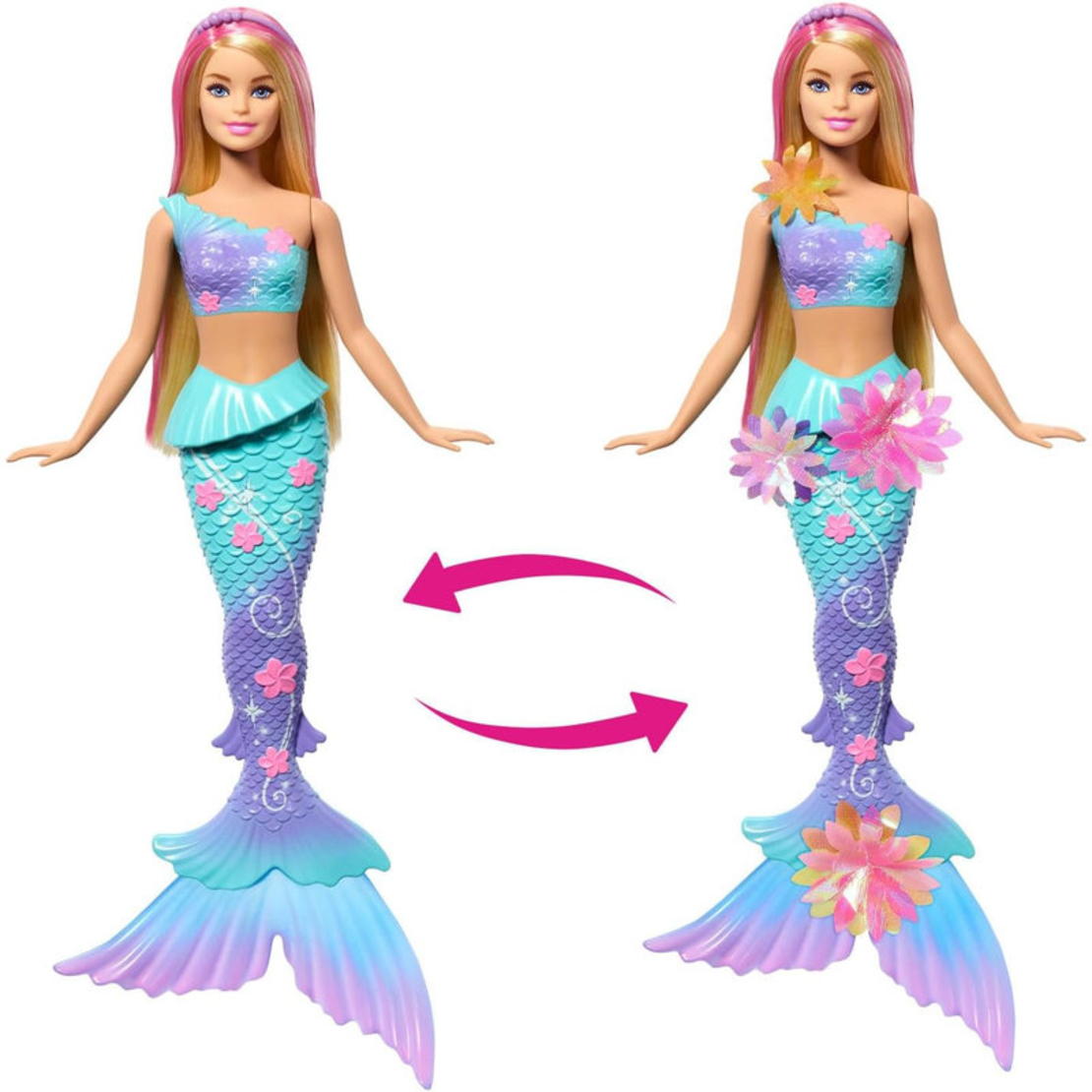 Кукла Mattel Barbie Blooming Flowers Русалка, JDM72
