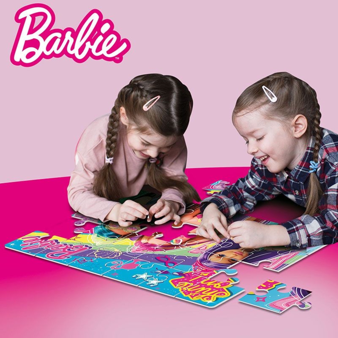 Детски пъзел Lisciani Maxifloor Barbie, 60 части