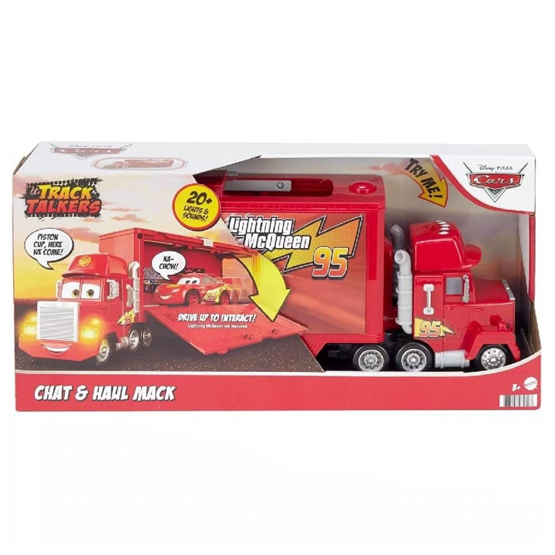 Детски камион - автовоз Mattel Мак със звук и светлина