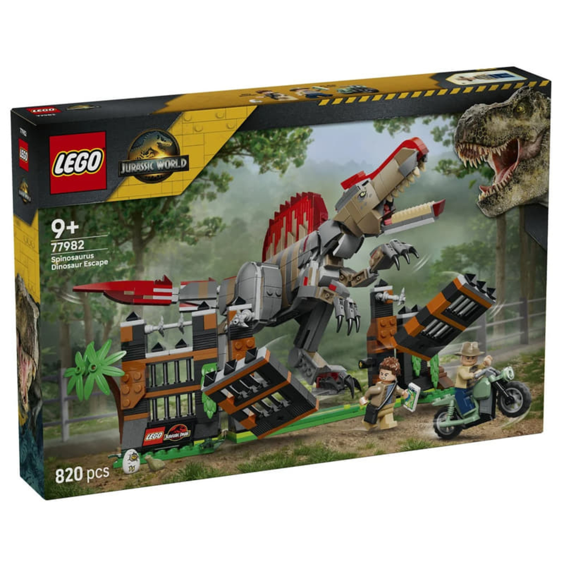 LEGO® Jurassic World Бягството на спинозавъра 77982