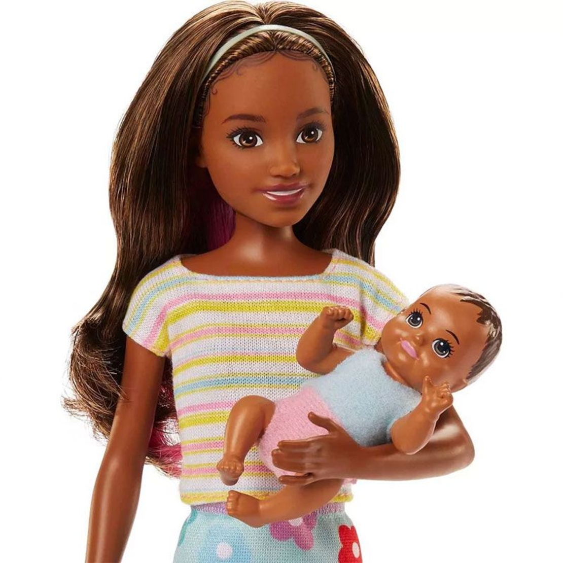 Кукла с бебе Mattel Barbie Skipper Babysitters и аксесоари