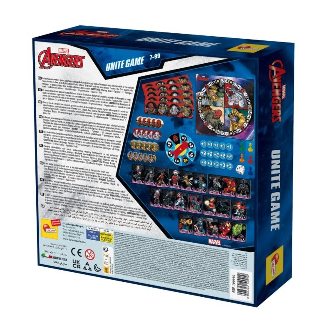 Настолна игра Lisciani Avengers Unite Game, 100910