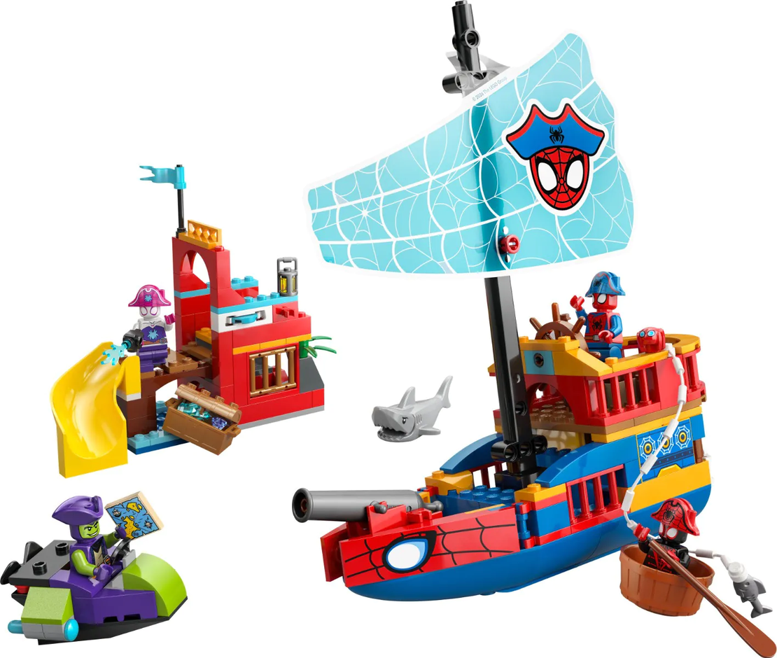 LEGO® Marvel Spidey And His Amazing Friends Пиратски кораб на отбора на Спайди 11208