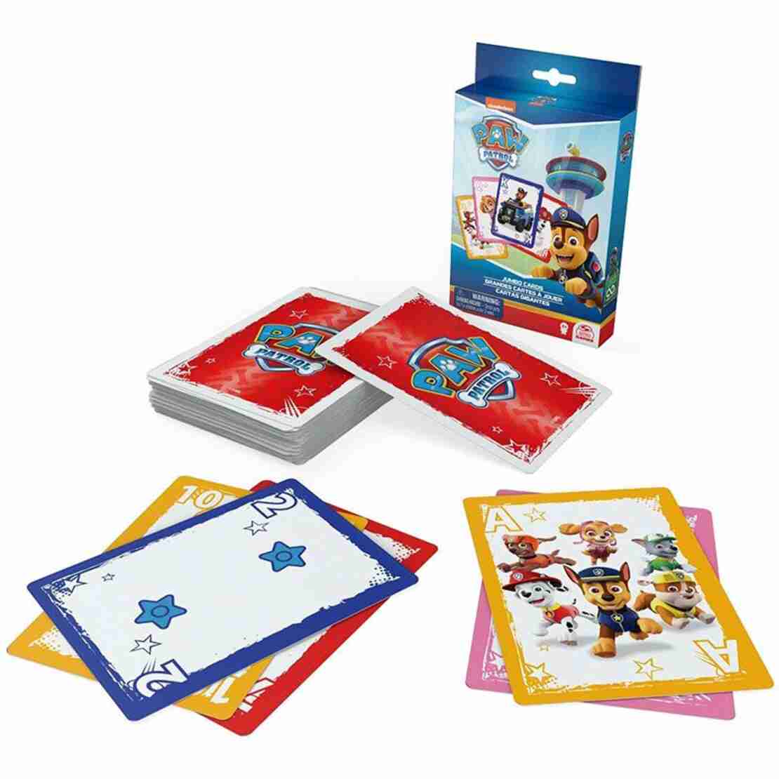Карти за игра Spin Master Paw Patrol Jumbo Cards