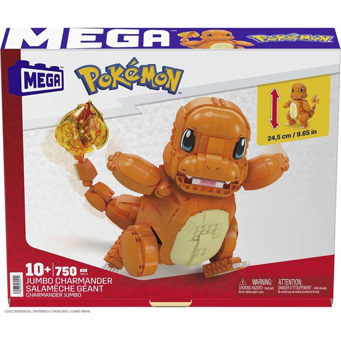 Конструктор Mattel Mega Construx Pokémon Jumbo Charmander, 750 части