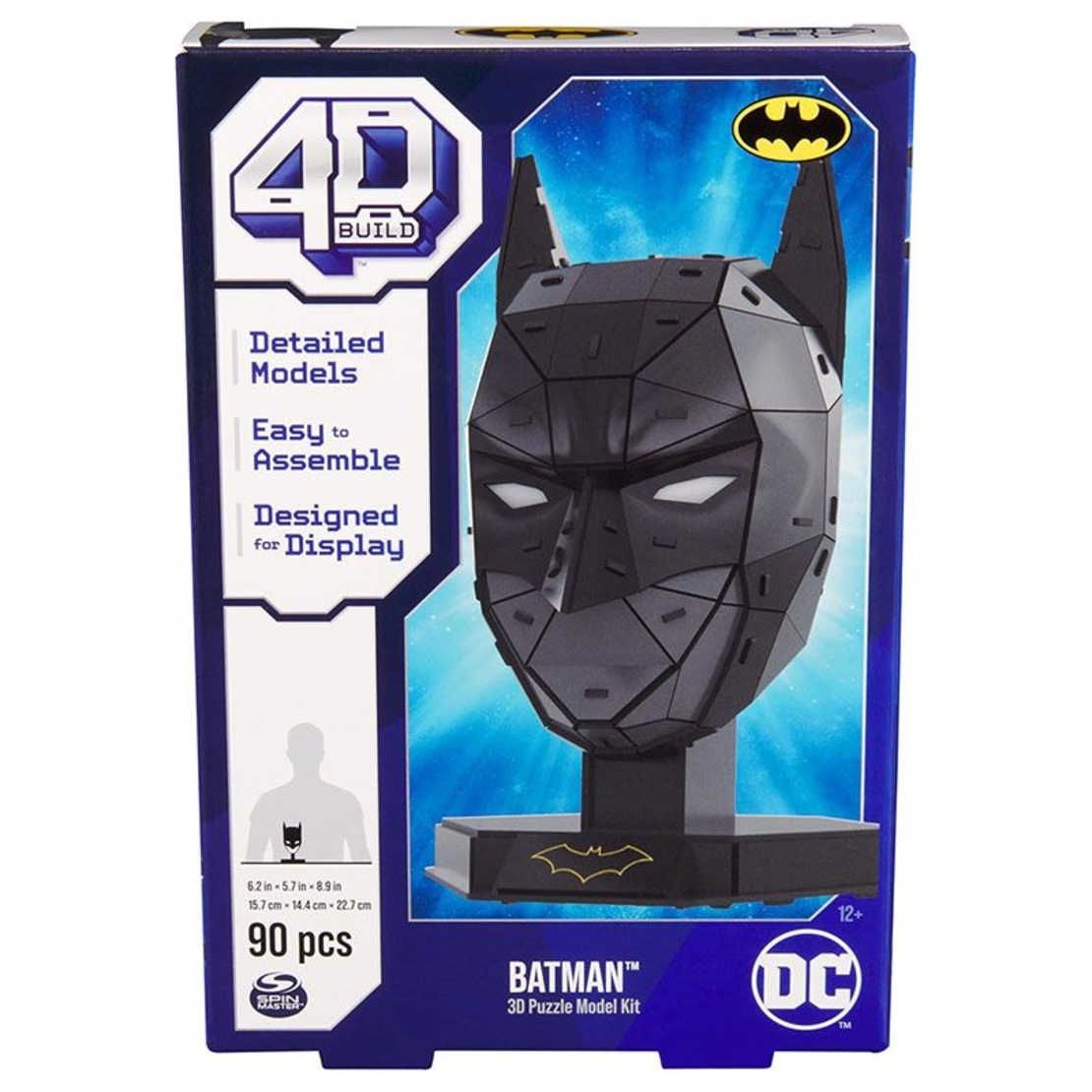 3D пъзел Spin Master DC Comics: Batman Mask, 90 ч.