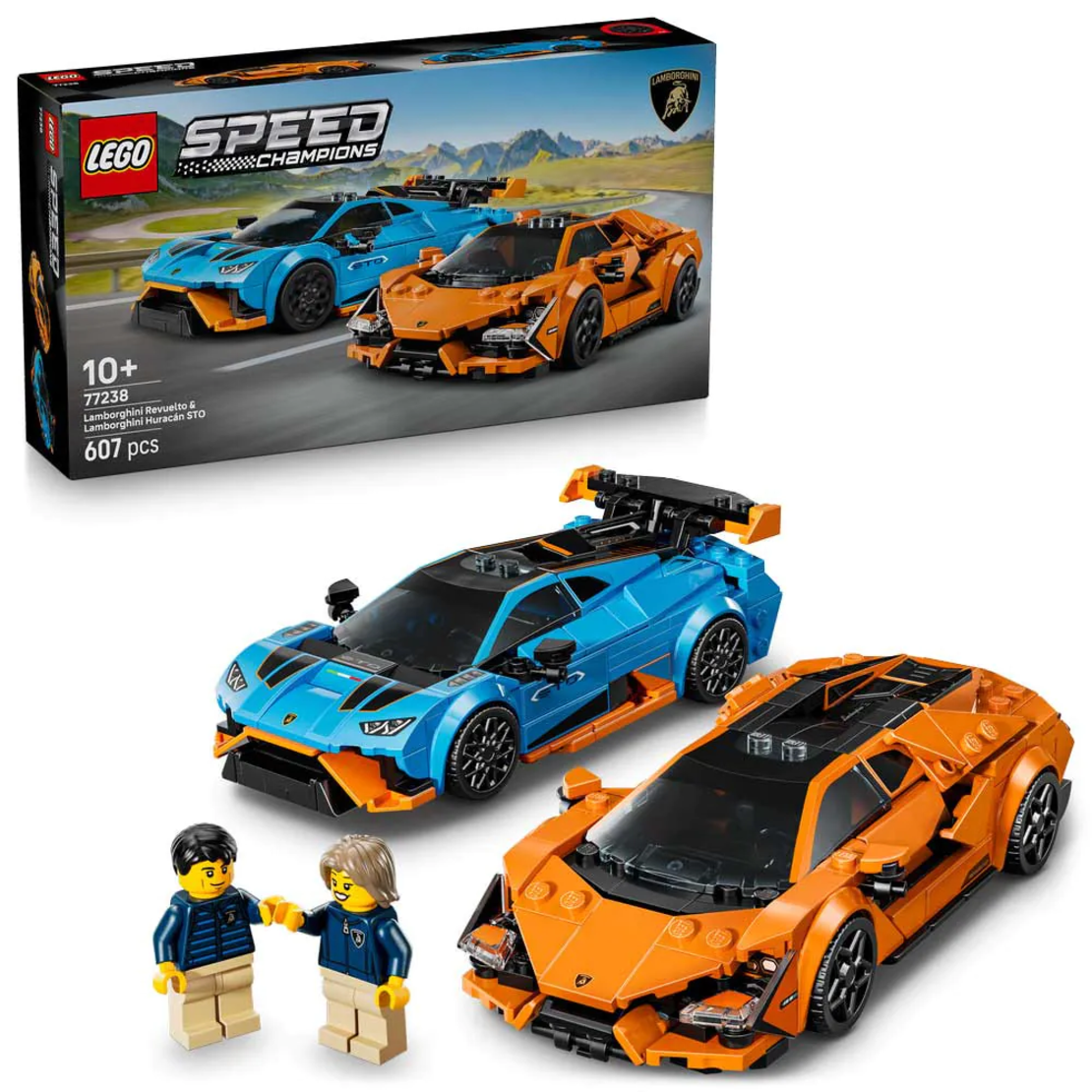 LEGO® Speed Champions Lamborghini Revuelto и Huracán STO 77238
