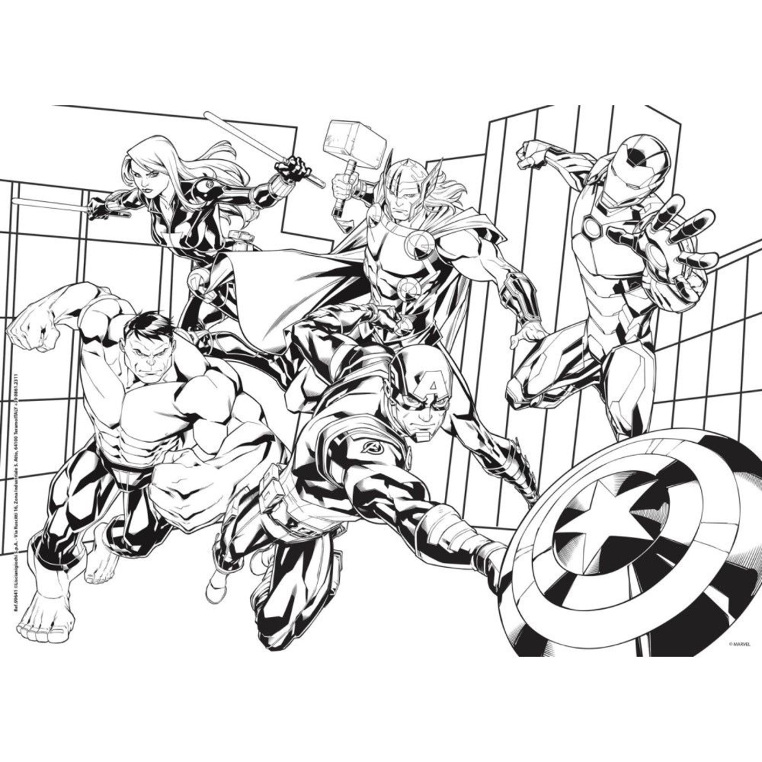 Детски пъзел Lisciani M-Plus Marvel Avengers 48ч.