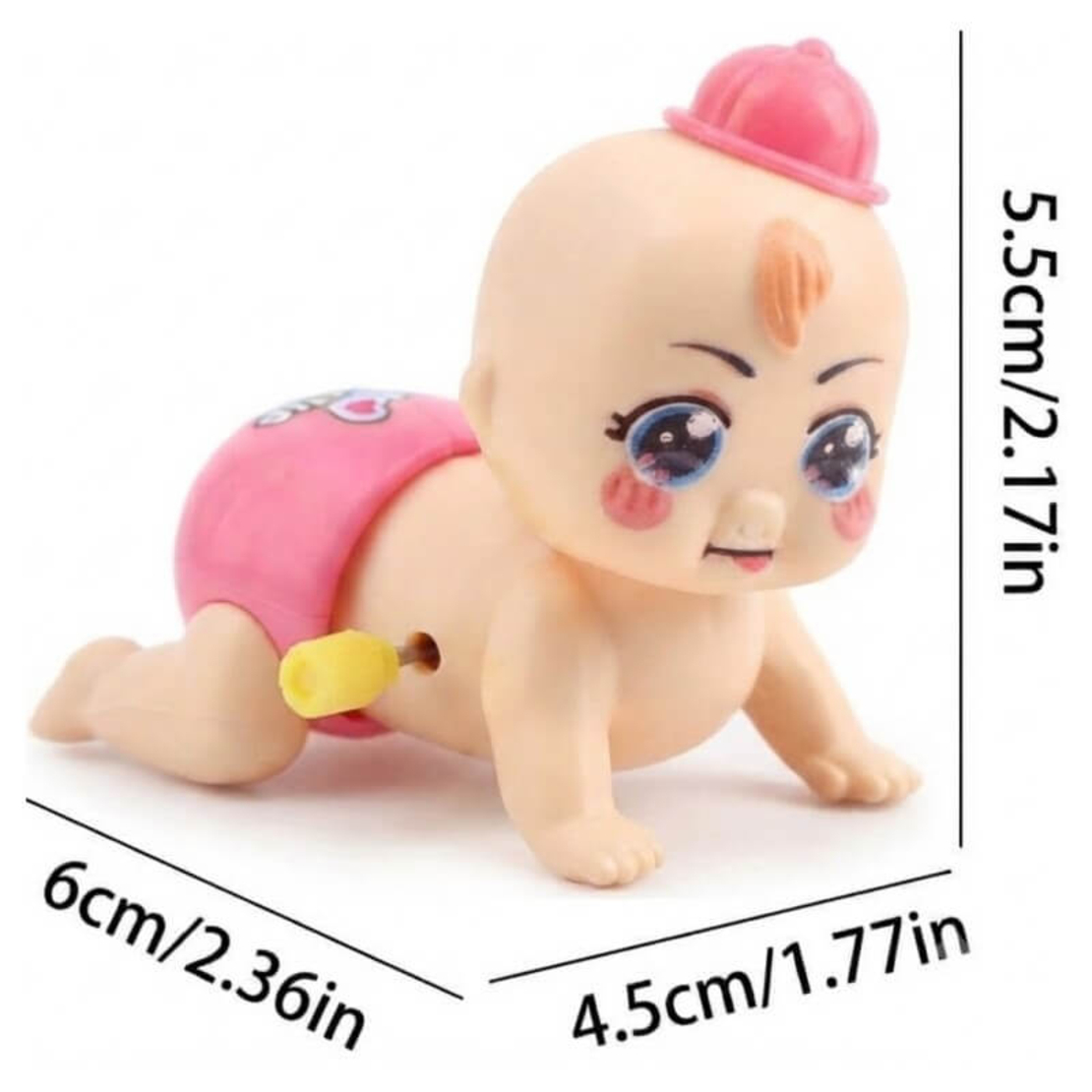 Детска играчка Raya Toys лазещо момченце с механизъм