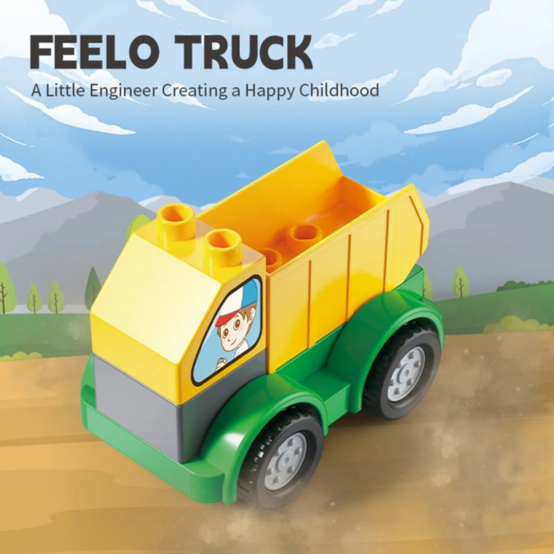 Конструктор Feelo Car Series Truck, 7 ч.