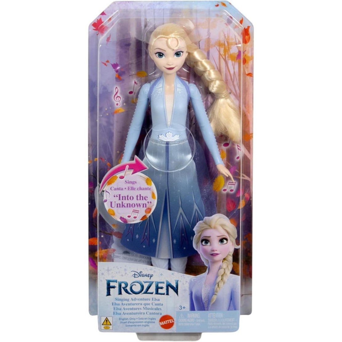 Кукла Mattel Disney Frozen II Elsa пееща, HXD36