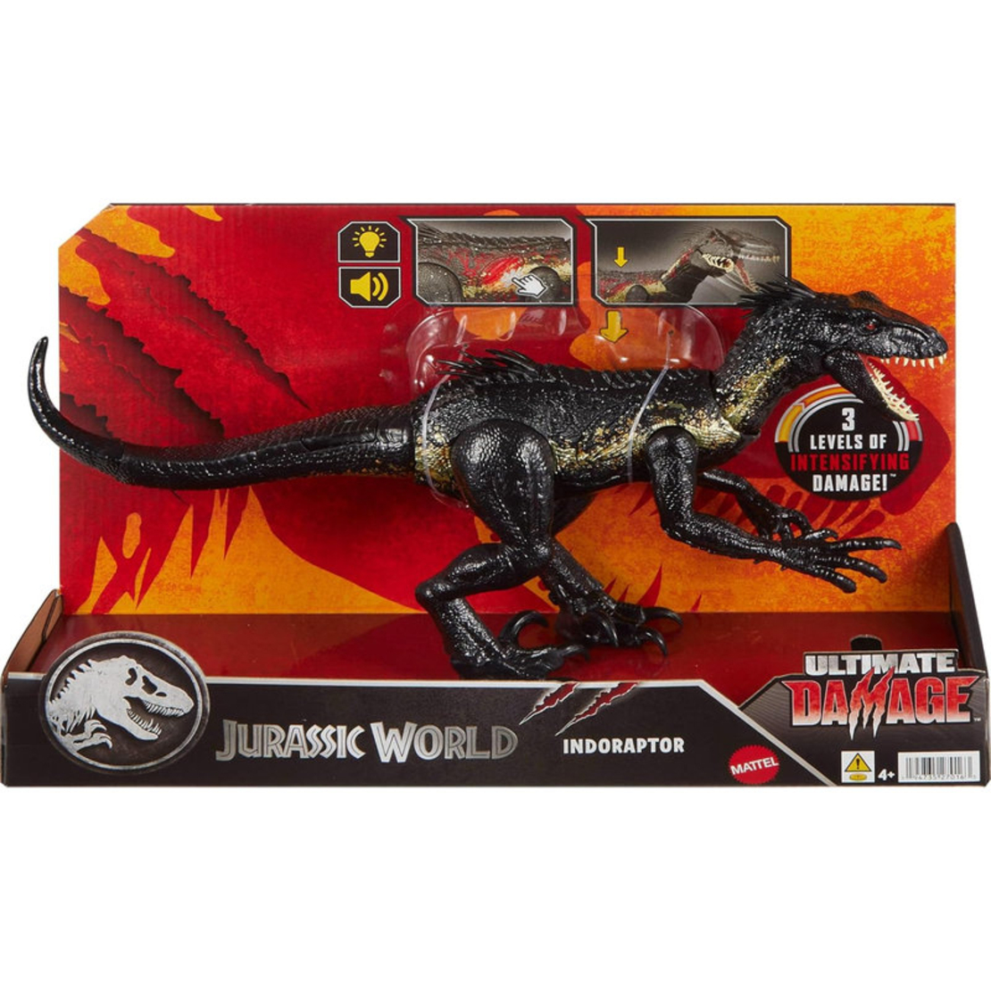 Интерактивна играчка Mattel Jurassic World Indoraptor, JCG26