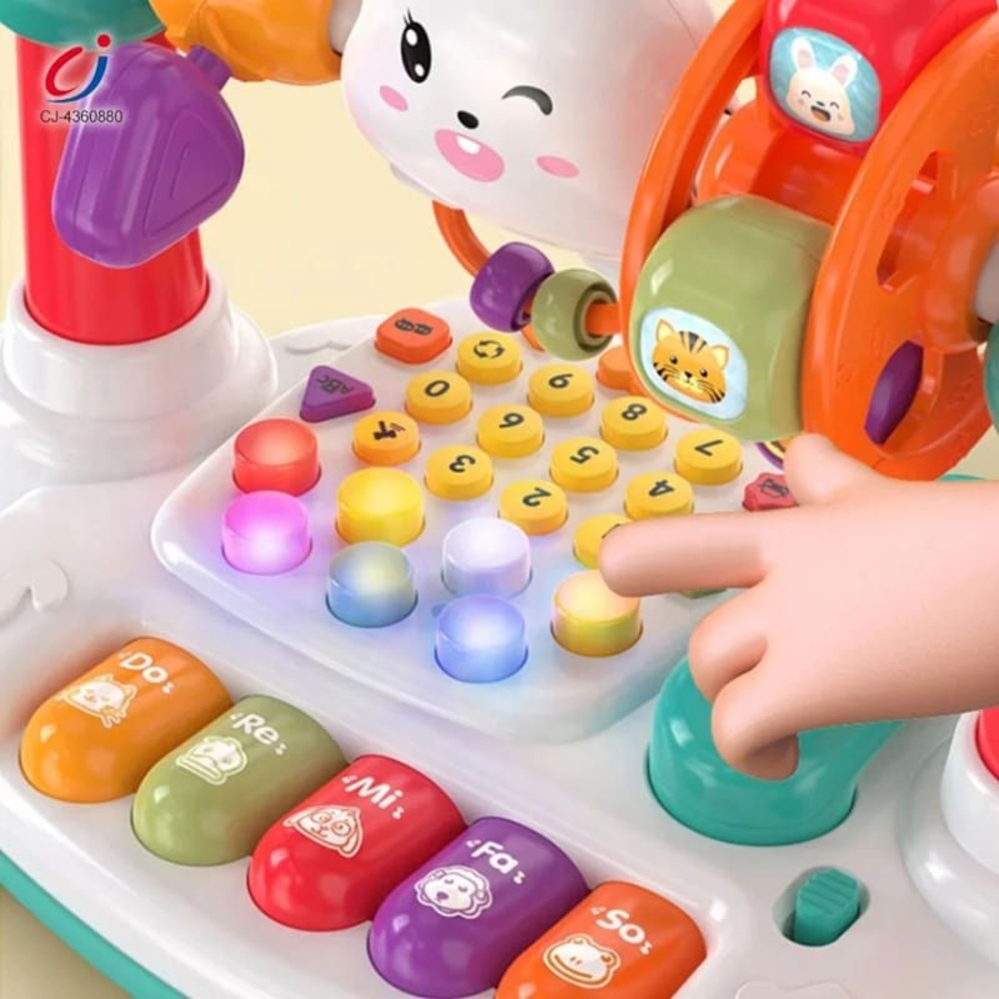 Бебешка интерактивна играчка телефон и пиано Raya Toys Telephone game
