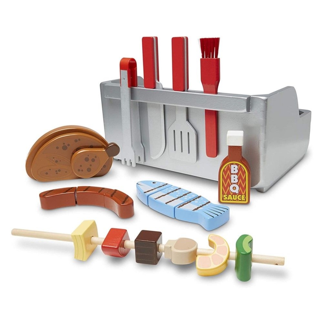 Дървено барбекю с аксесоари Melissa and Doug 19269