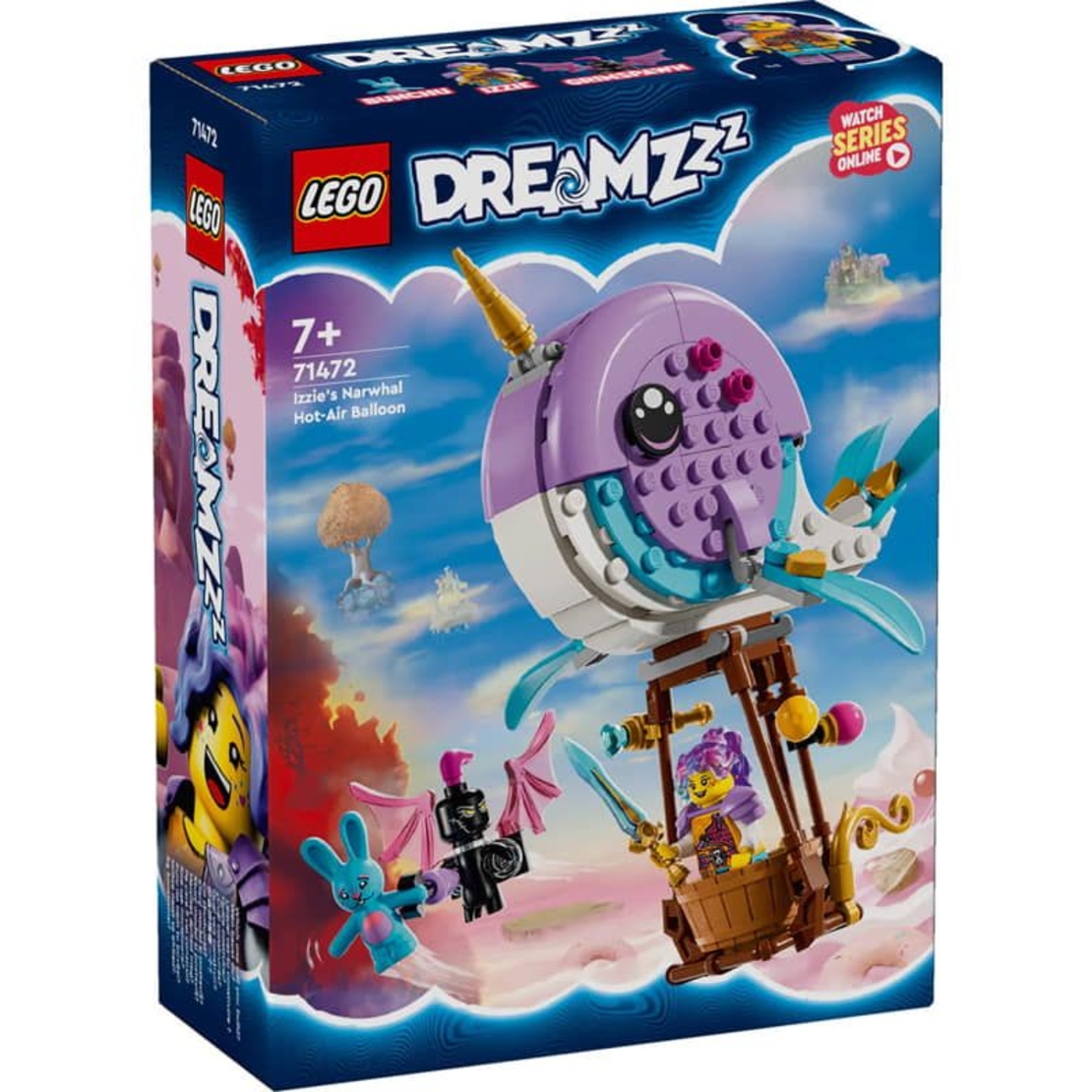 LEGO® DREAMZzz™ Нарвалът на Изи – балон с горещ въздух 71472