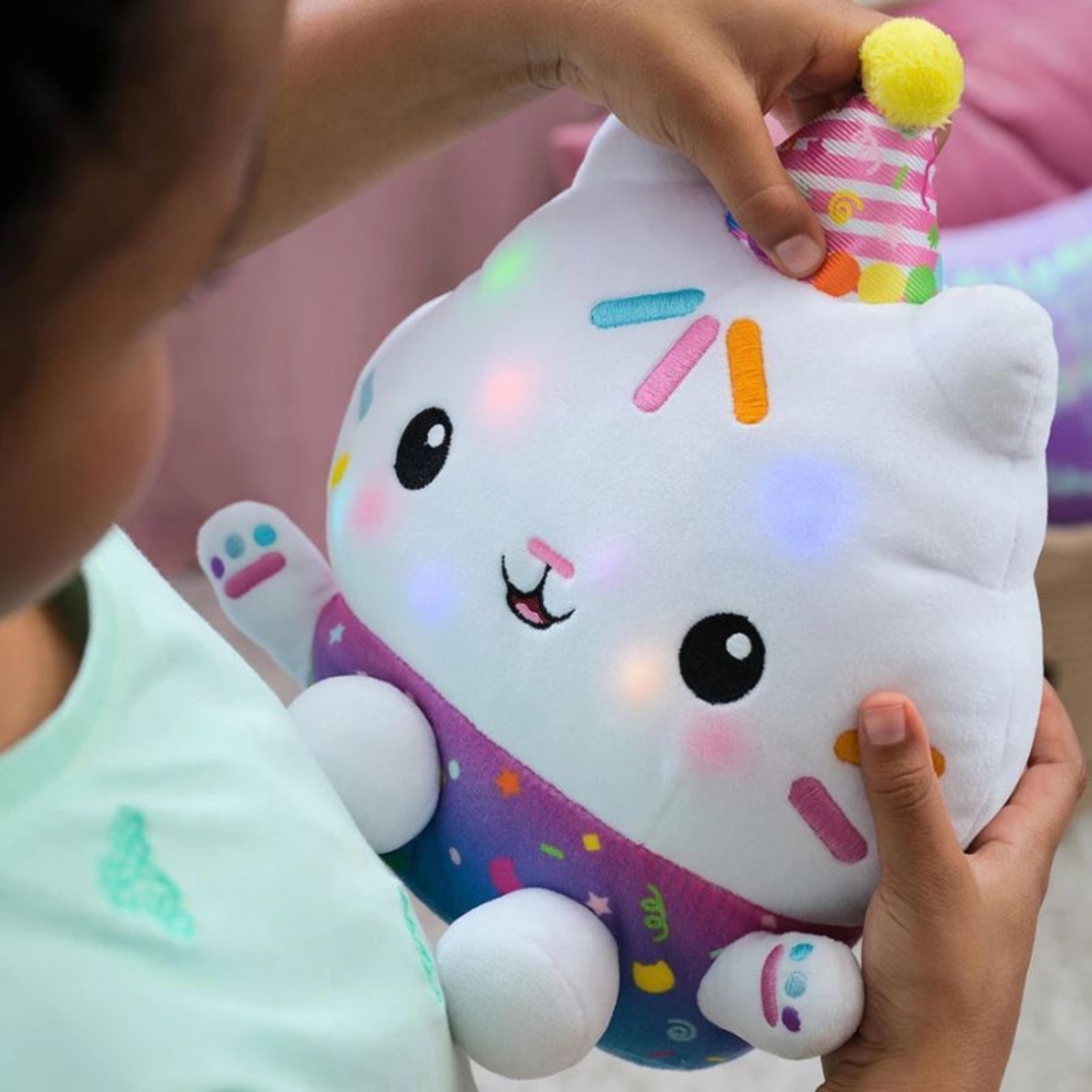 Плюшена играчка Spin Master Gabby's Dollhouse Sprinkle Party Cakey Cat