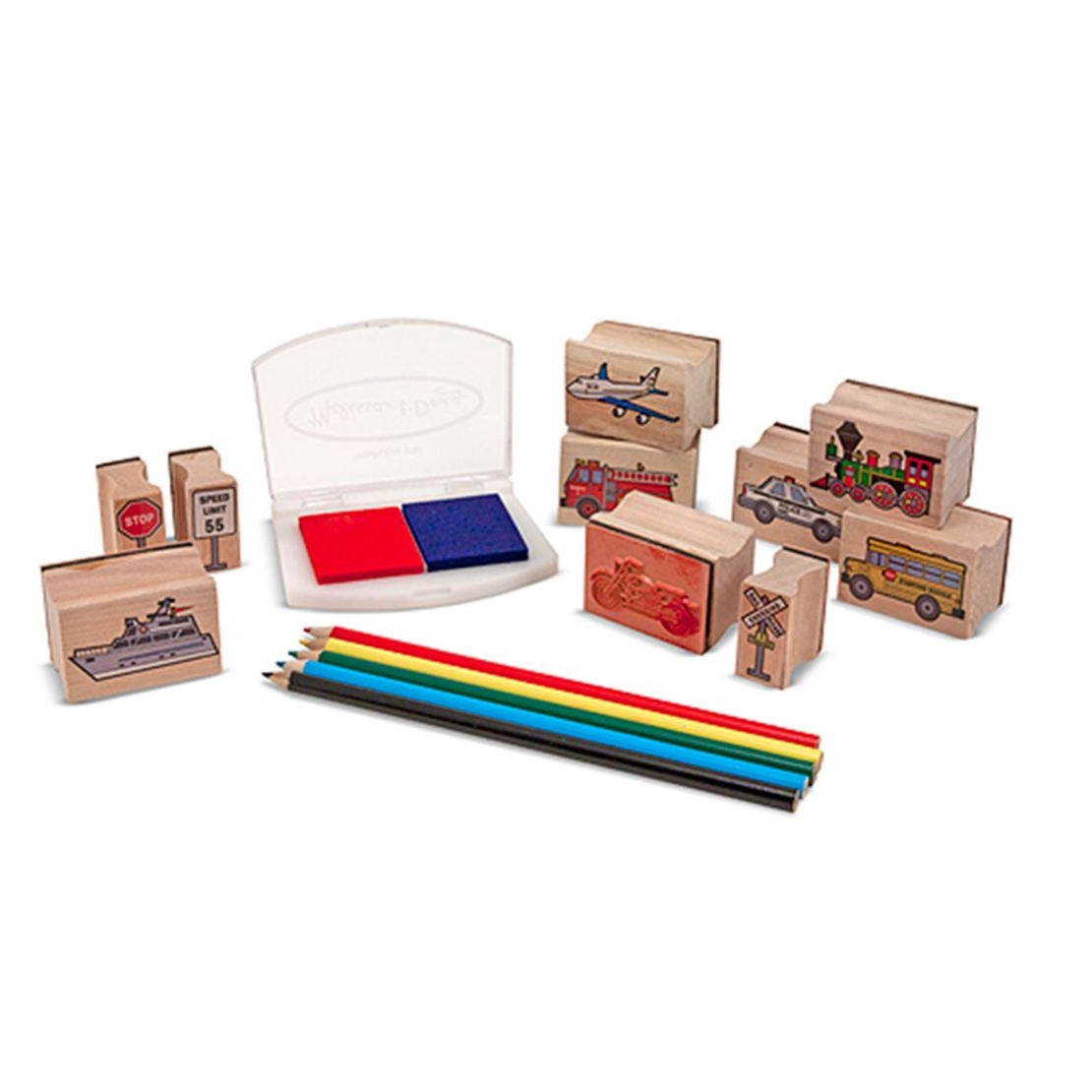 Дървени печати Melissa and Doug Тропическа гора 12423
