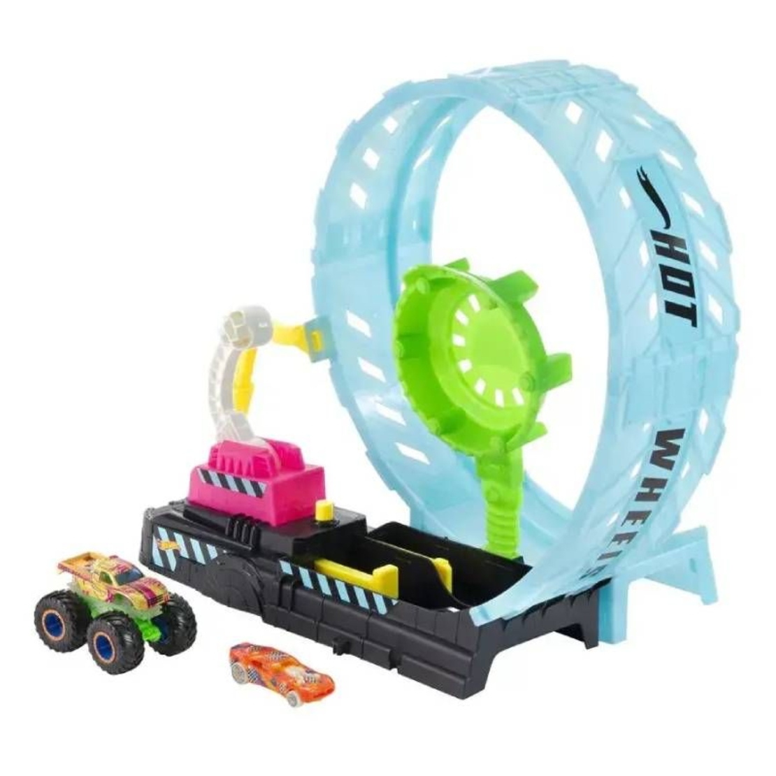 Детска писта Mattel Hot Wheels, Epic Loop Challenge, Светеща