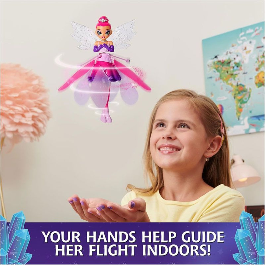 Интерактивна кукла летяща фея Spin Master Hatchimals Crystal Flyers
