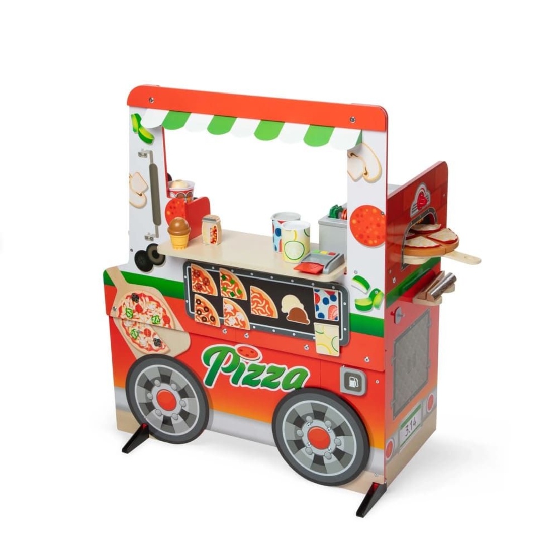 Детска дървена количка за пица Melissa and Doug 32201