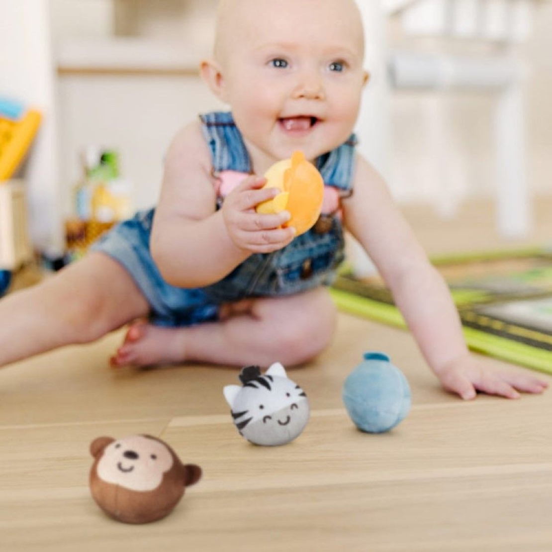Бебешки плюшени играчки Melissa and Doug Rollables Safari Friends 30733