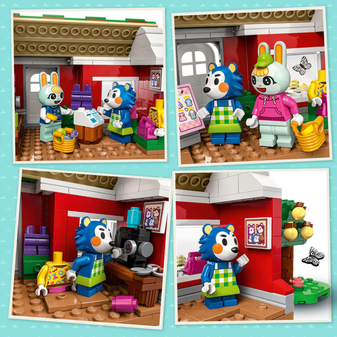 LEGO® Animal Crossing™ Магазин за дрехи на Able Sisters 77055