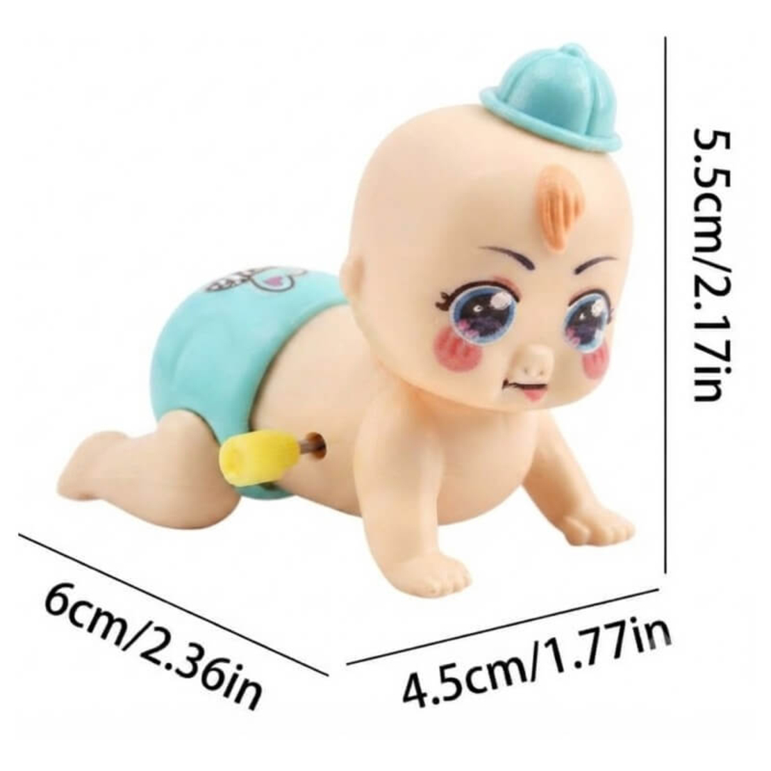 Детска играчка Raya Toys лазещо момченце с механизъм