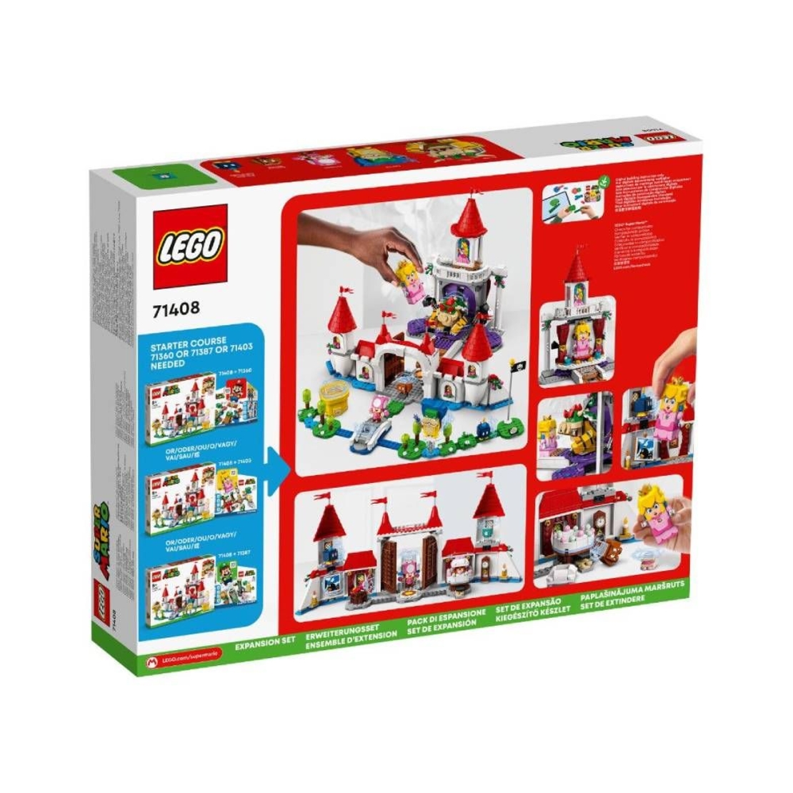 LEGO® Super Mario™ Комплект с допълнения Замъкът на Принцеса Праскова 71408
