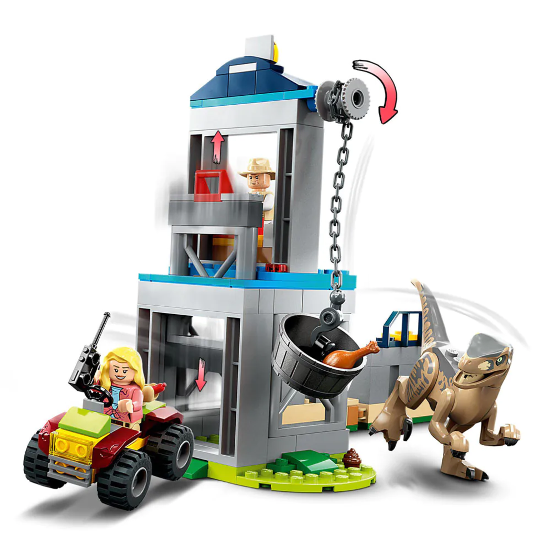 LEGO® Jurassic World Бягство на велосираптор 76957