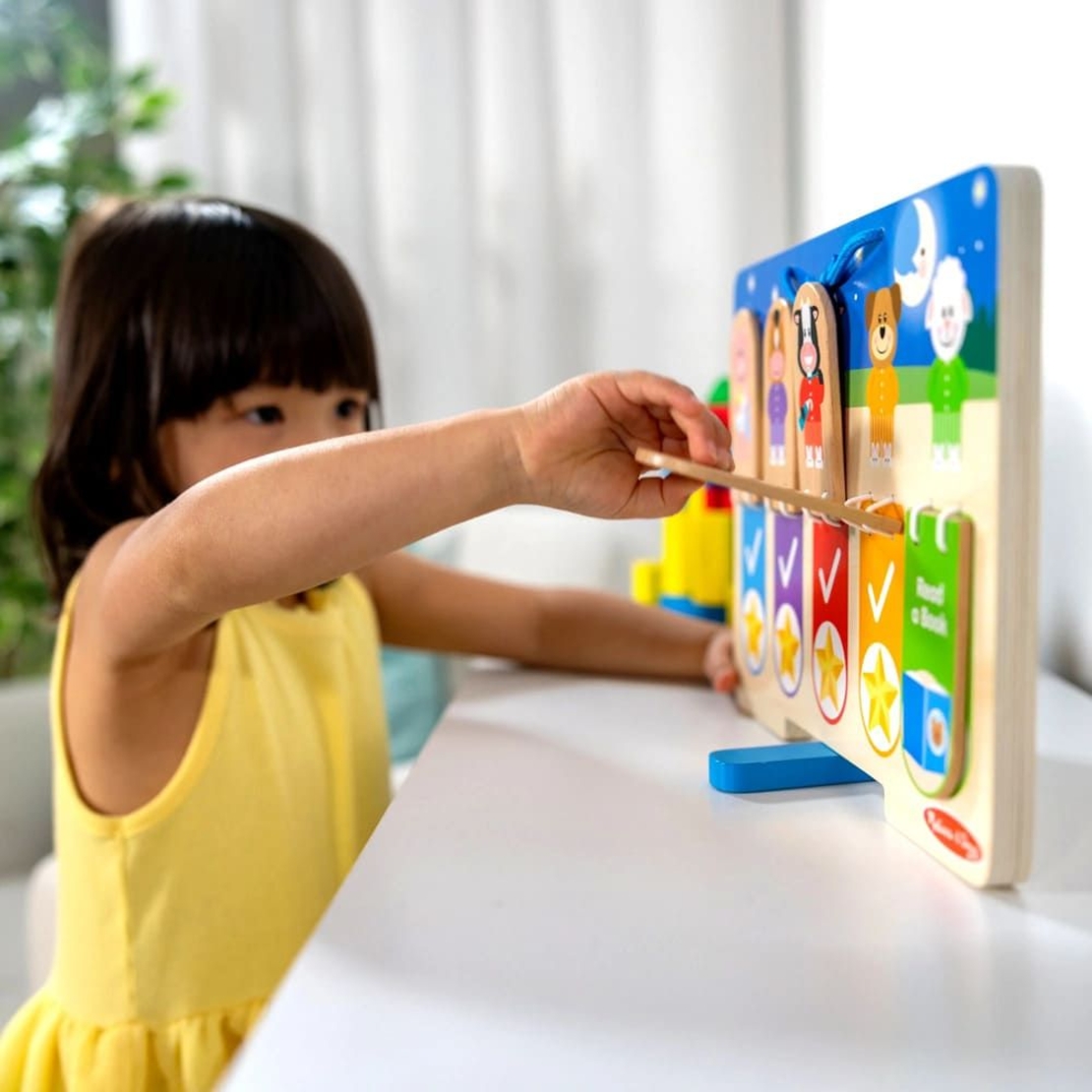 Дървена таблица за игра Melissa and Doug, My Daily Routines 50893