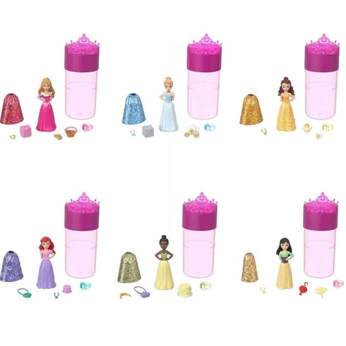Кукла изненада Mattel Disney Princess Color Reveal S2