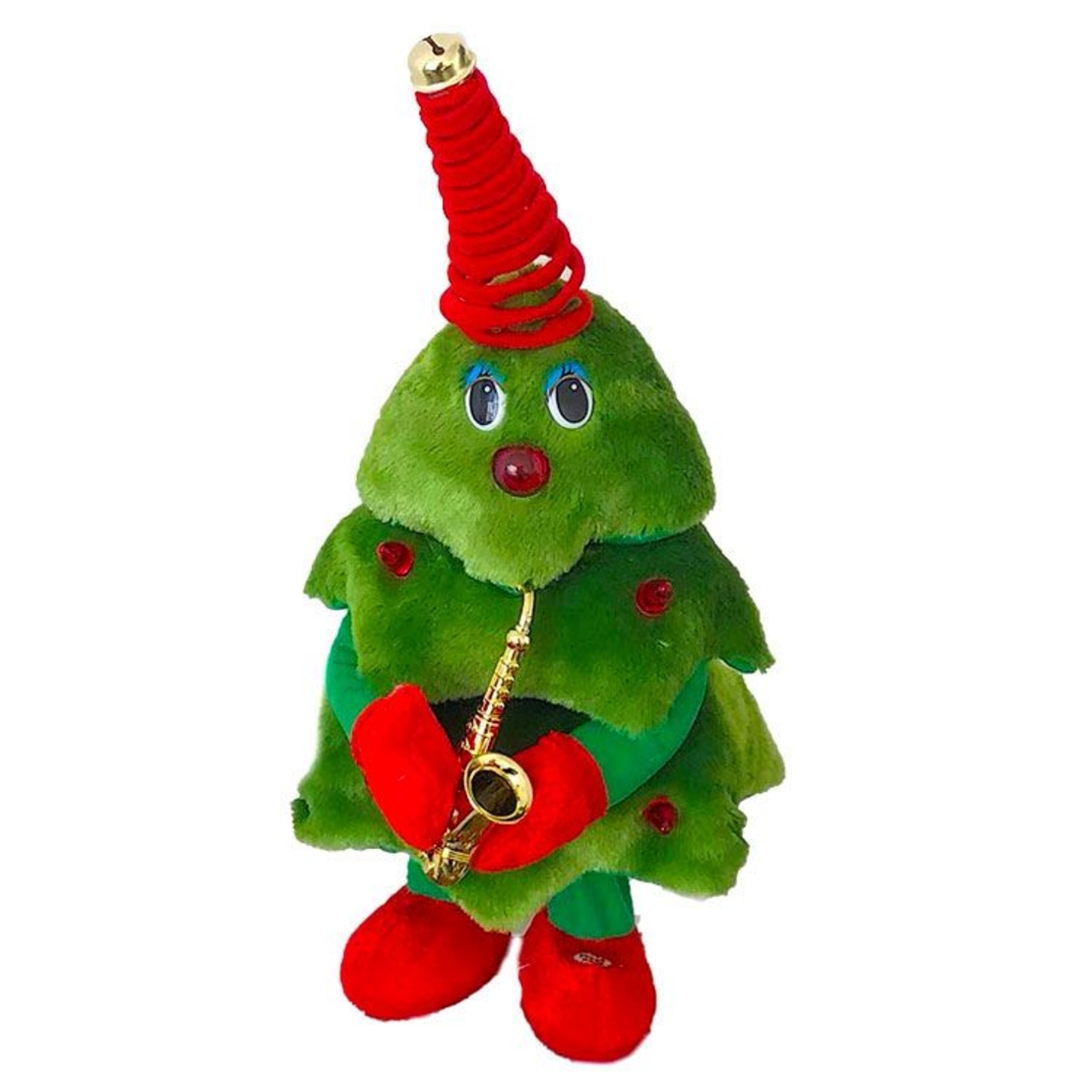Танцуваща, пееща и светеща Коледна елха Raya Toys 33 см
