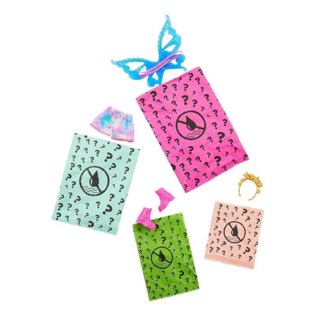 Кукла изненада Mattel Barbie Chelsea Reveal Rainbow Galaxy, 6 изненади