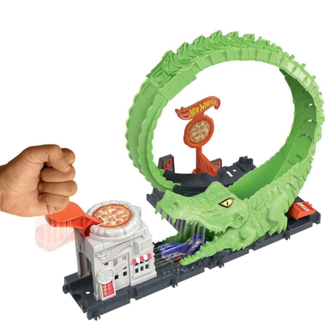 Писта Mattel Hot Wheels City Атаката на алигатора