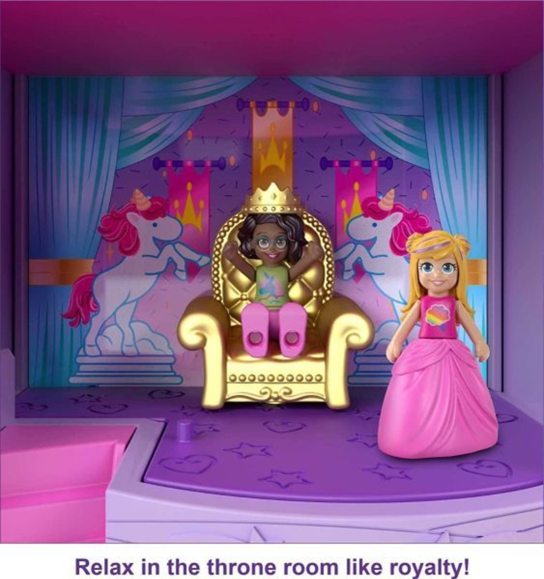 Комплект Polly Pocket Rainbow Funland Theme Park
