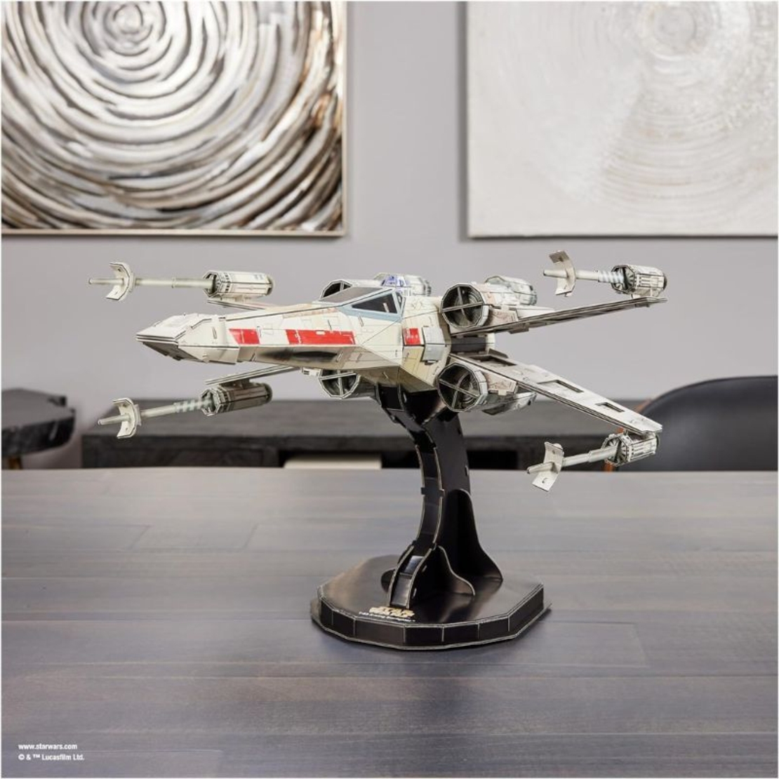 4D пъзел Spin Master Star Wars T-65 X-Wing Starfighter, 160 ч.