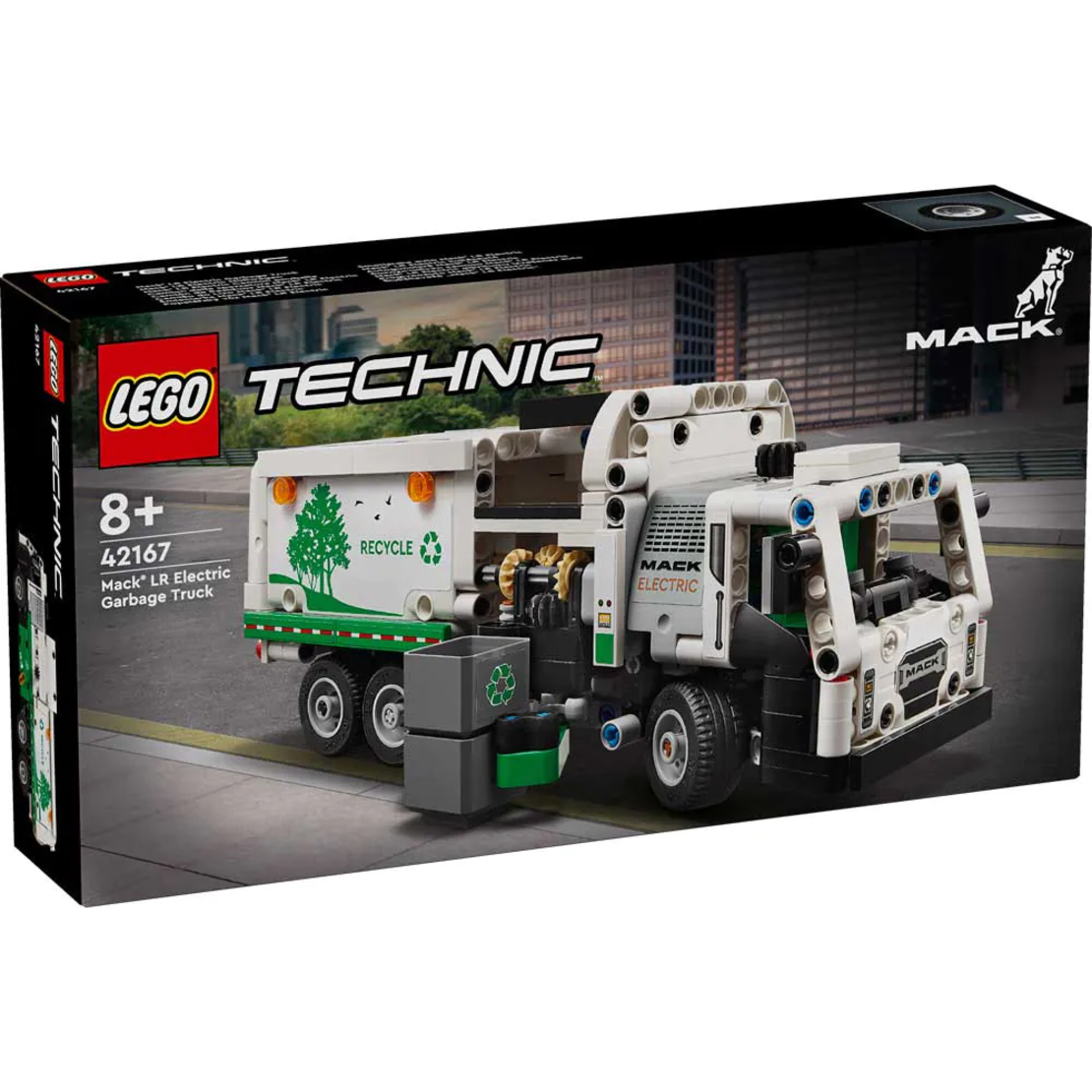 LEGO® Technic Боклукчийски камион Mack® LR Electric 42167