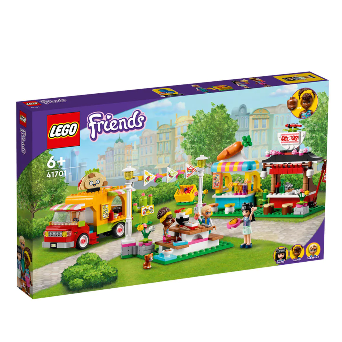 LEGO® Friends Уличен пазар за храна 41701