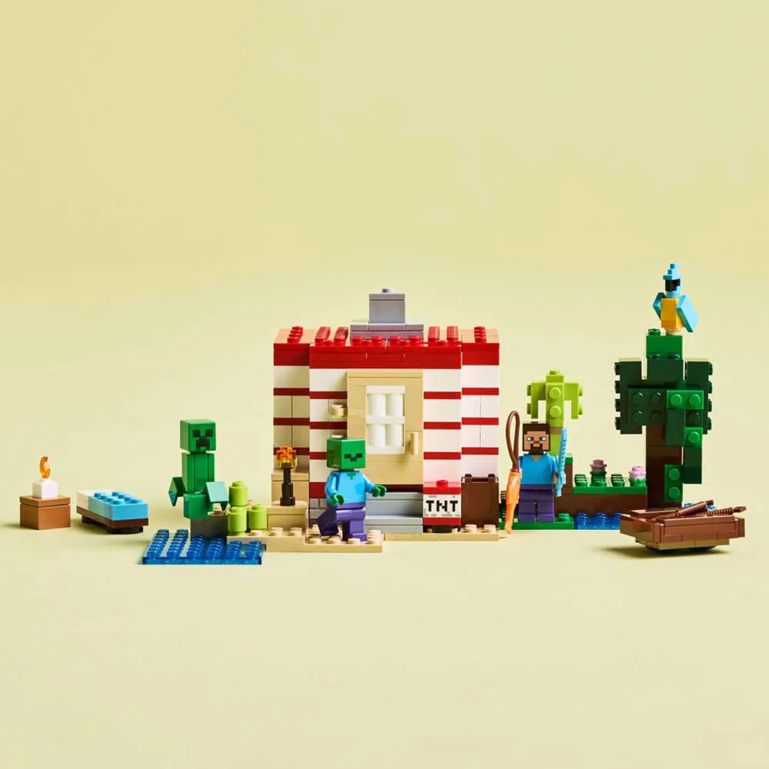 LEGO® Minecraft® TNT къща в джунглата 21275