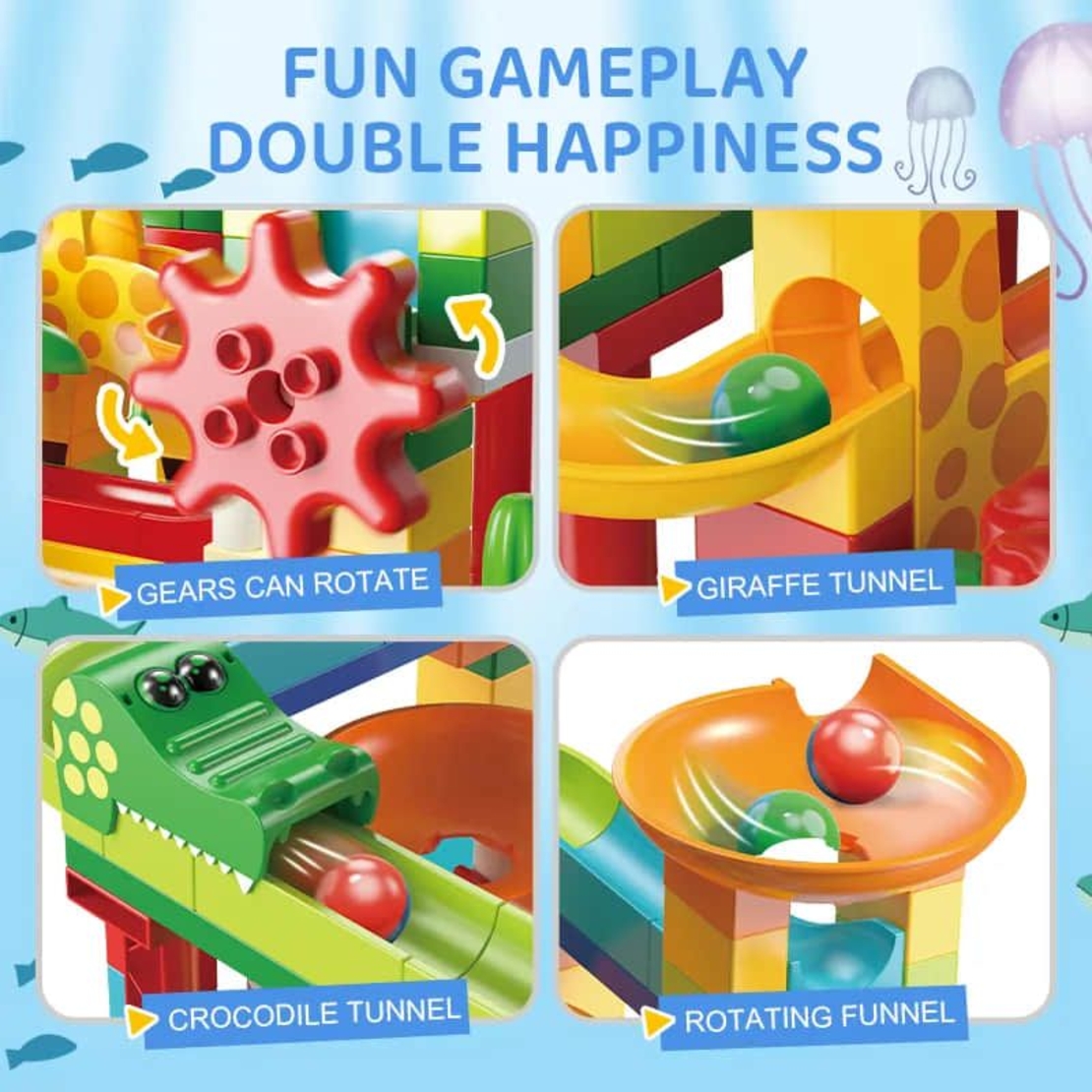 Конструктор Feelo Slide Series Whale, 97 ч.