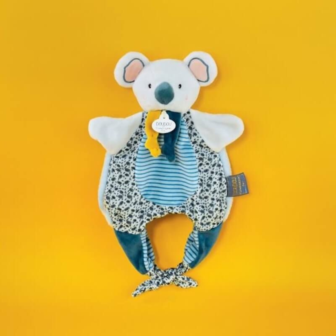 Плюшена играчка за гушкане, петрушка и чанта 3 в 1 Doudou коала 30 см, DC3826