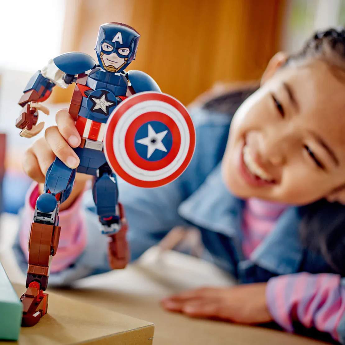 LEGO® Marvel Фигура за изграждане Kапитан Америка 76258
