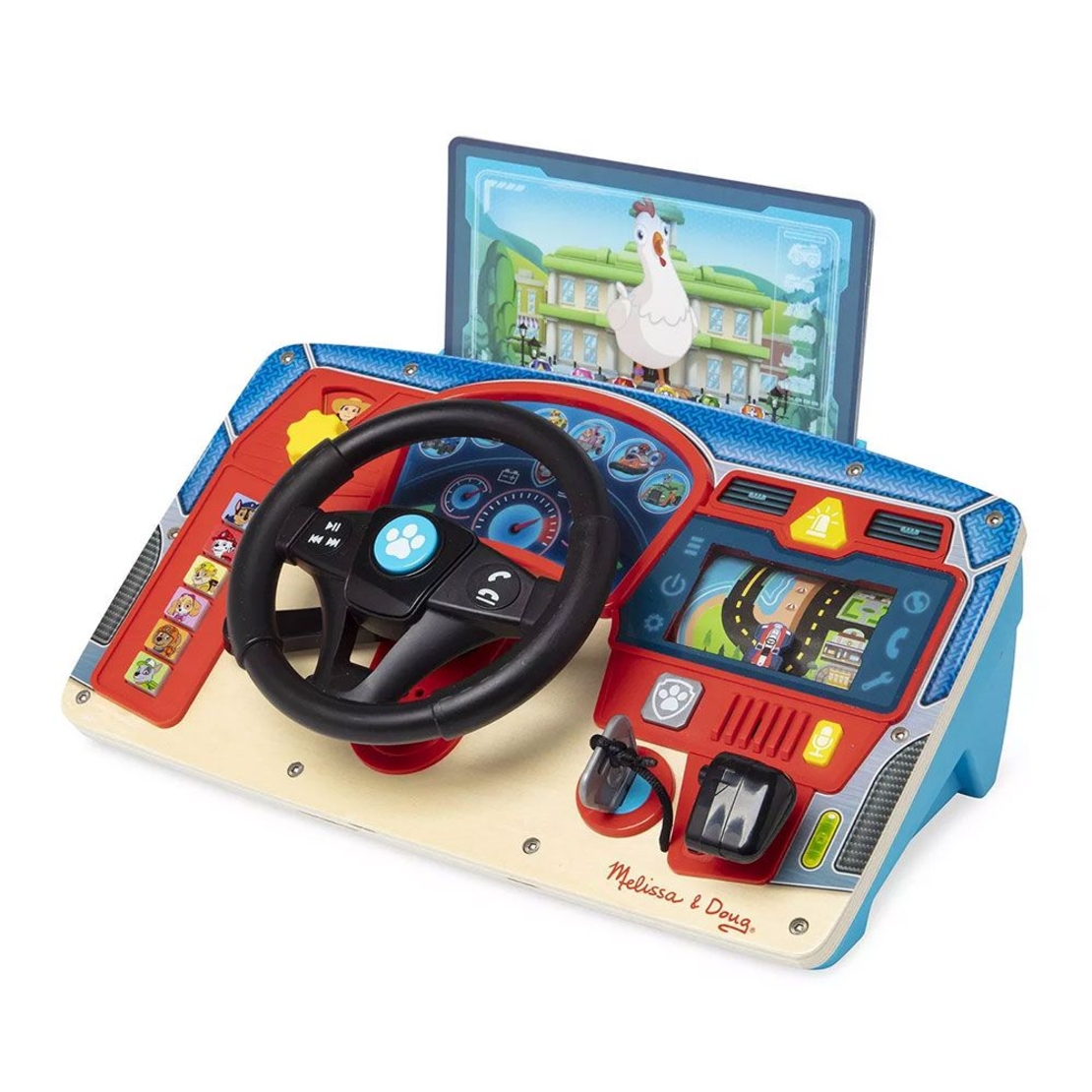 Дървено табло с волан Melissa and Doug Paw Patrol Rescue Mission, 100+ мисии